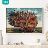 VOX成人拼图1000片 空中天空之城成年玩具减压高难度拼图家居装饰