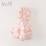 戴维贝拉（DAVE＆BELLA）儿童羽绒服女童上衣男童羽绒衣冬装新款宝宝衣服保暖小童外套 小兔印花【现货】DB4238127 140 cm（建议身高130-140cm）