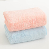 洁丽雅（grace） 5A抗菌毛巾珊瑚绒超细纤维款柔软毛巾洗脸洗澡吸水加厚毛巾 毛巾（兰色+红色） 2条
