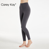 Carey Kay高腰打底裤女可外穿收腹提臂凉感鲨鱼裤运动瑜伽健身安全裤 鲨鱼灰-长款 1条 L (建议110-125斤)