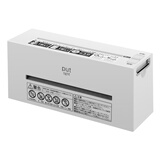 Nakabayashi桌面自动碎纸机小型静音粉碎机办公家用迷你碎纸机快速粉碎作业文件 白色（电池款）