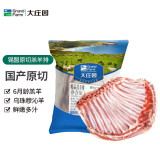 大庄园国产锡盟原切羔羊排 1.2kg/袋 羊肉 烧烤食材 生鲜产品 炖煮为主 