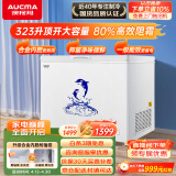 澳柯玛（AUCMA）323升低霜冰柜家用商用单温顶开门冷藏柜冷冻柜母乳小冰柜商用小型冰箱冷柜BC/BD-323NE以旧换新