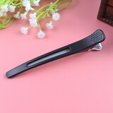 美发夹子无痕夹一字夹鳄鱼夹鸭嘴夹刘海头发夹洗脸化妆夹子造型防滑定位夹理发店专用分区夹 黑色一支