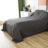 钟爱一生防尘布挡灰沙发遮盖防尘盖布床上遮灰盖床防尘罩家具遮灰挡尘盖巾 深灰色 定做尺寸 联系客服