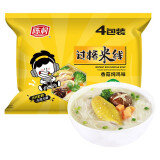 陈村 香菇炖鸡味过桥米线 4连包400g 免煮米粉粉丝螺蛳粉夜宵方便速食