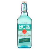 永丰牌北京二锅头清香型白酒出口小方瓶翡翠42度纯粮酒500ml*1瓶