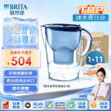 碧然德（BRITA）过滤净水器 家用滤水壶 海洋系列 3.5L(蓝色）+去水垢专家版滤芯11枚 环保加固包装