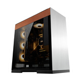 几何未来（GeometricFuture）Model8牛仔 银色电脑机箱(E-ATX主板/双360冷排/50系显卡/TypeC接口)