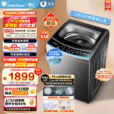 小天鹅（LittleSwan）12公斤波轮洗衣机全自动 纳米银离子除菌 WIFI智能控制 钢化玻璃门盖TB120V61WAB