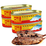 甘竹豆豉鲮鱼罐头227g熟食广东特产海鲜鱼肉熟食下饭菜多规格 甘竹牌-豆豉鲮鱼227g【4罐】