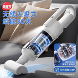 嬉皮狗（hipidog）宠物电动吸猫毛清理神器自动吸毛器养猫咪专用除毛去狗毛发吸尘器 白色-短款【飓风吸力-48000Pa】