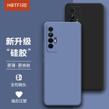 HotFire 适用小米10S手机壳 小米10S保护套 mi10S镜头全包升级液态磨砂防摔男女款硅胶软壳-静夜黑