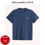 ABERCROMBIE & FITCH【小麋鹿】男装女装情侣装经典小麋鹿圆领短袖T恤KI124-9135 青蓝色 S (175/92A)