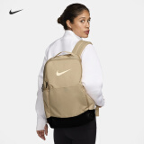 耐克（NIKE）官方训练双肩包春季新款书包收纳拉链口袋舒适耐用DH7709 252芝麻棕/黑/淡象牙白 均码