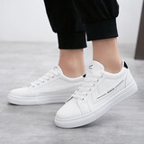 回力 Warrior 休闲鞋男鞋潮流户外运动板鞋 百搭耐磨学生小白鞋子男 WXY-L107N 白黑 44