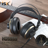 iSKiSK HD9999监听耳机头戴式高品质专业直播主播录音K歌录音棚专用设备/ 电脑手机台式机声卡通用