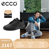 爱步（ECCO）【明星同款】休闲运动鞋拼色百搭板鞋 街头720男鞋520814黑色42