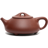 【9成新】京东京造宜兴紫砂壶 原矿紫泥 手工茶壶泡茶壶功夫茶具 景舟石瓢壶220ml  