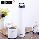 希格（SIGG）SIGG不锈钢真空双层保温杯大容量户外运动暖水杯保温瓶 1000ML白色保温杯+瓶套