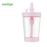 contigo康迪克塑料杯防漏冷萃吸管水杯500ml浅粉色HBC-JUI036