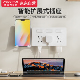 插座扩展面板拓展式厨房智能插排过欠压保护多功能轨道插座