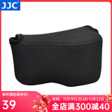 JJC 相机内胆包 收纳保护套 适用于索尼A6600 A6100 A6000 A5100 A6300 A6400 ZV-E10 RX1RII微单配件 OC-S1BK小号 黑色