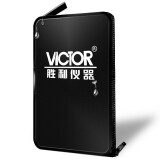 胜利仪器（VICTOR）9V充电电池套装 大容量 6F22万用表 无线话筒 麦克风电池配件 帆布仪表包