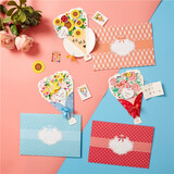 新新精艺贺卡结婚表白贺卡儿童手工diy材料包幼儿园感恩礼物3张