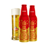 青岛啤酒鸿运当头 355mL 12瓶 常规版/蛇年生肖版混发