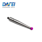 DAFEI杠杆百分表防震一套校表头红宝石测头0-0.8mm磁性表座千分表精度0.001—红宝石表针1.6牙