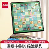 得力斗兽棋套装折叠棋盘儿童学生成人初学家用中号磁石斗兽棋