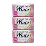 花王护肤香皂进口沐浴皂洗脸洗澡香皂 玫瑰花香 130g 3块