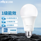 雷士（NVC） 灯泡 led灯泡E27大螺口高亮节能灯泡家用商用省电球泡光源 力荐-纯净光-8W-E27白光-1级能效