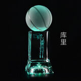 初凝（CHUNING）母亲节生日礼物男生送男友兄弟定制水晶篮球星纪念品摆件女生礼品 库里投篮（电池款）