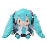 SEGA正版现货 世嘉 初音未来fufu 毛绒玩偶公仔 女孩生日礼物 16周年限定fufu 高约30cm 正版现货 防伪吊牌