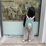 MDNG小书包 幼儿 可爱 1-3岁儿童包包婴幼儿迷你小背包潮流可爱卡通 绿色