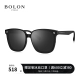 暴龙（BOLON）眼镜太阳镜王俊凯同款墨镜男女韩版开车防晒BL3027 大码BL3037D11-暗黑反光