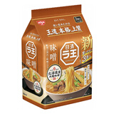 日清拉王方便面拉王日本原装酱油味增豚骨麻辣担担豚王袋装面进口 味增味