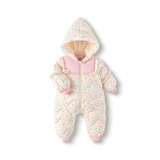 巴拉巴拉婴儿羽绒服冬季连体衣男女童爬服萌200424120206