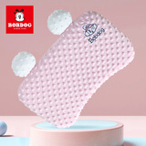 巴布豆儿童枕头婴儿安抚豆豆枕新生儿宝宝记忆枕6个月以上1-3岁四季通用 粉色46*26*3cm【四季豆豆枕】
