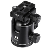 百诺（Benro）B00 B0 B1 B2 B3 B4 B5 球形云台单反相机三脚架独脚架滑轨通用万向球头全景俯仰竖拍球型阻尼云台 B4【承重30KG 54mm球体 PU70快装板】