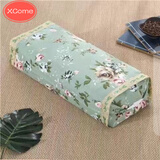 星寇多功能艾草颈椎枕头热敷可折叠展开护颈枕枕芯睡眠枕长枕头 浅绿多功能可折叠款 艾草颈椎枕【约3-5斤左右】