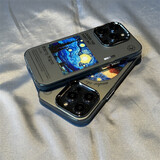 巴蒂尼 梵高油画星空适用iPhone17手机壳苹果16promax磨砂15pro彩银14电镀肤感13防摔12保护壳 【梵高星空】 iPhone 15 Pro Max