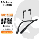 SKullcandy 骷髅头 INKD+BT 音客+ 颈戴式运动蓝牙耳机无线入耳式快充少女百搭 亚光黑