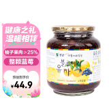 全南 蜂蜜蓝莓柚子饮品母亲节礼物1kg 韩国原装 整颗蓝莓水果茶蜜炼冲饮果