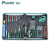 宝工（Pro'sKit）PK-616H 电子维修工具组螺丝刀烙铁焊接维修工具组(35件)