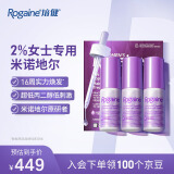 Rogaine落健/培健 进口米诺地尔酊2%女性生发育发护发液 60ml*3