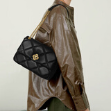 纽芝兰（NUCELLE）包包女款2025ck腋下链条轻奢小香风菱格单肩斜挎包生日礼物送老婆