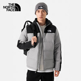 The North Face北面羽绒服男户外保暖防泼水鹅绒4U82 灰色/A91 S